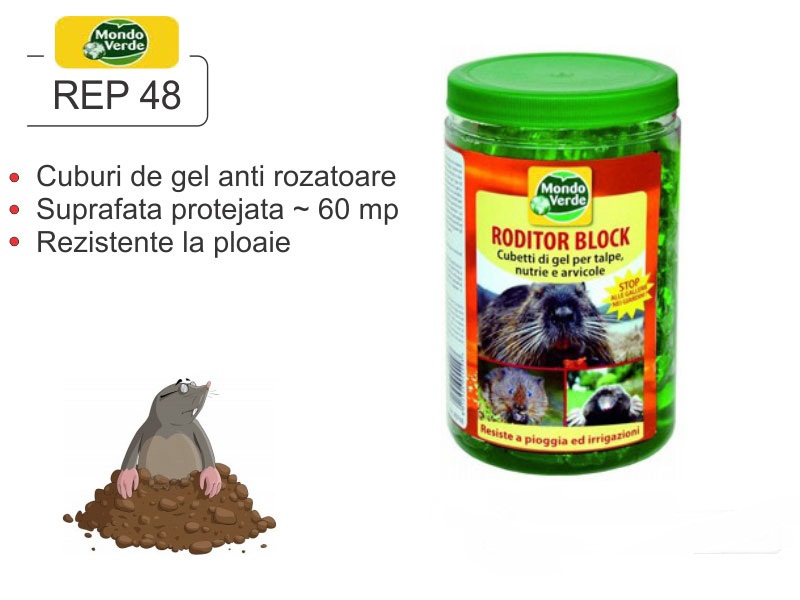 Cuburi de gel impotriva rozatoarelor - REP 48  